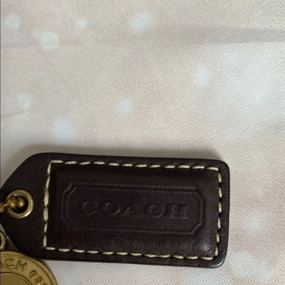 Coach Extra Large Brown Monogram Travel bag w/Leather Accents - Picture 8 of 13